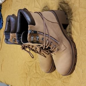 Cute work/combat boots